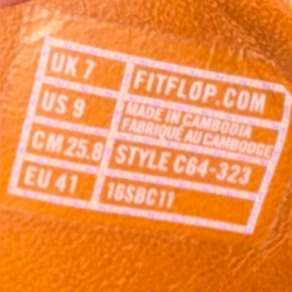 FITFLOP BRAND LULU SPARKLE nude sandals women’s flip flops size 9 - Picture 7 of 14
